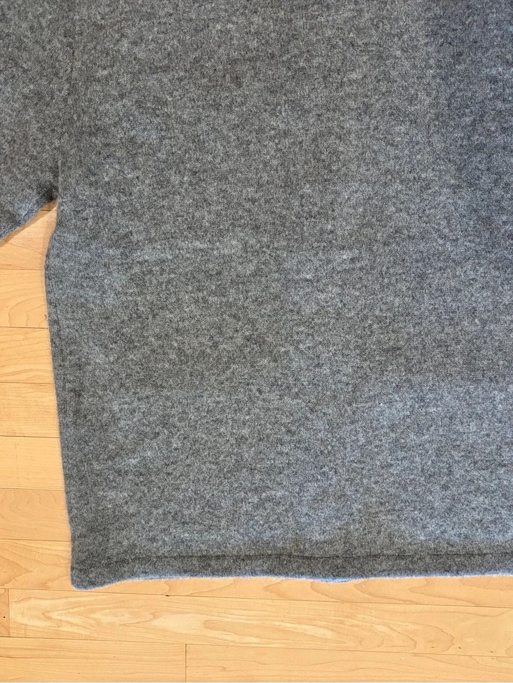 NWT - J. Crew Gray Shawl-Collar 100% Lambswool Sweater Chore Jacket Size L